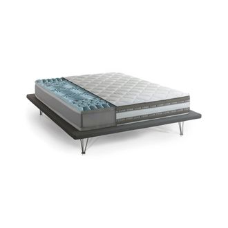 Talamo Italia Talamo Italia - Colch&oacute;n Individual Odessa, Colch&oacute;n Extra&iacute;ble En Memory Foam Y Gel Waterfoam, 100% Made In Italy, Anti&aacute;caros E Hipoalerg&eacute;nico, 80x200h2