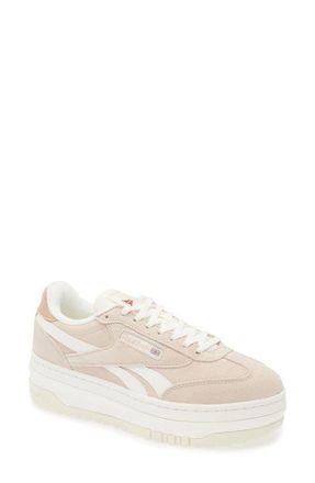 Reebok Campio Extra Platform Sneaker in Muted Clay/Chalk/Pink at Nordstrom, Size 8.5