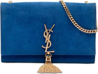 Saint Laurent Pre-owned Saint Laurent Medium Suede Monogram Kate Tassel Crossbody Ladies ZJNGI4VASIN7HJE5