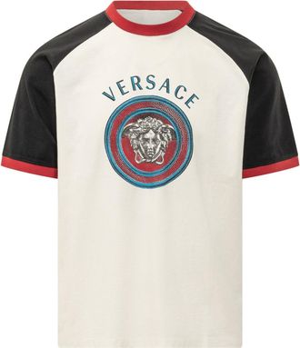 Versace White Crew Neck T-Shirt