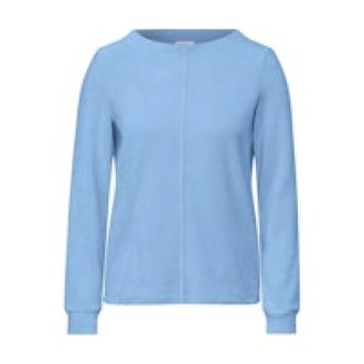 Cecil Dames, Blouses & Shirts, Blauw, Maat: M Corduroy