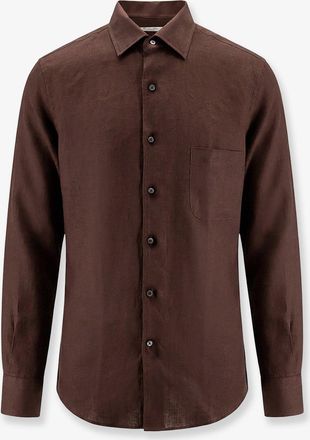 Loro Piana Camicia Andr&egrave; in lino - LORO PIANA - gender_Man