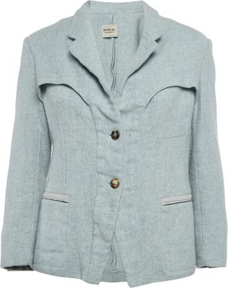 Saint Laurent single-breasted wool jacket - Grey