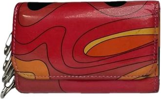 Emilio Pucci Pre-owned Wallets, female, Multicolor, Size: ONE SIZE Pre-owned Leather Wallet