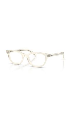 Prada 50mm Oval optical glasses in Brown at Nordstrom