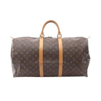 Louis Vuitton Pre-owned Weekend Bags, unisex, Brown, Size: ONE SIZE Pre-owned Keepall55 Monogram PVC Coated Canvas Leather Boston Bag