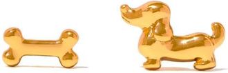 Girls Crew Bone App91t92t Stud Earrings in Gold at Nordstrom