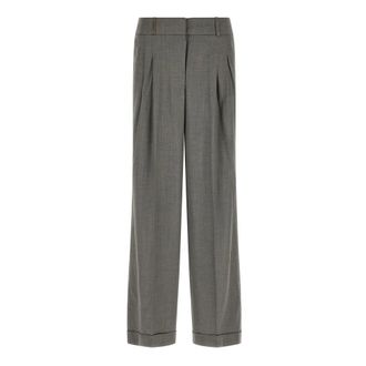 PESERICO Mujer, Pantalones, Gris, Talla: S