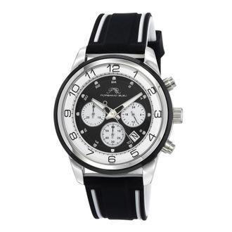 Porsamo Bleu Arthur Chronograph Quartz Black Dial Mens Watch 1092BARR