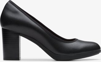 Clarks Bayla Carly Zwarte Leren Schoenen