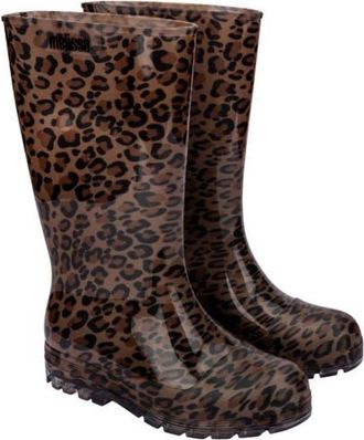 Melissa Welly Rain Boot in Glass/brown/black at Nordstrom, Size 10