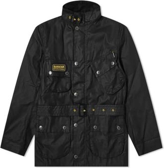 Barbour Waxed Jacket - Heren - Zomerjassen - Zwart - S - Katoen - Jassen