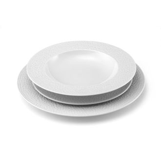 Medard De Noblat Vajilla de 18 piezas Porcelena Blanco