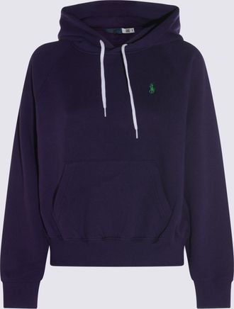 Polo Ralph Lauren Purple Cotton Sweatshirt