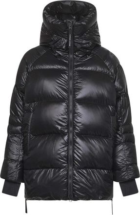 Canada Goose Zwarte donsgevulde capuchonjas - Dames - Gewatteerde jassen - Zwart - S - Jassen