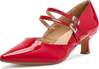 Journee Collection Carnation Womens Shoes Red : 6.5 M, Synthetic