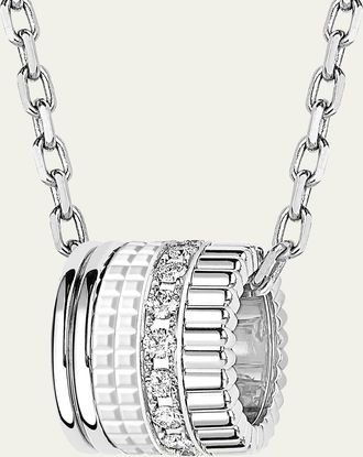 Boucheron Quatre Double White Edition Pendant, Large Model