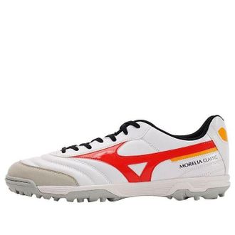 Mizuno Morelia Sala Classic TF Cleats White Red Q1GB240291
