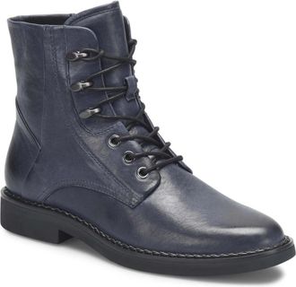 COMFORTIVA Elsberry CT0055477 Boots Womens Sky Navy Leather Combat VER1539
