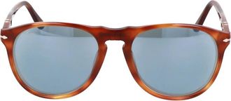 Persol Iconische zonnebril met uniek ontwerp - unisex - Zonnebrillen - Bruin - 55 MM - Accessoires