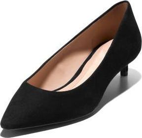 Cole Haan The Go-To Jocelyn Pointed Toe Pump in Black Suede at Nordstrom Rack, Size 8.5