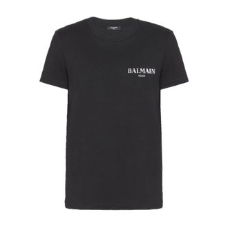 Balmain Slim Vintage Gel Logo T Shirt