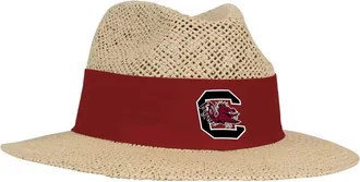 Ahead Mens Ahead Tan South Carolina Gamecocks Wellington Gambler Straw Hat at Nordstrom, Size Large/x-Large