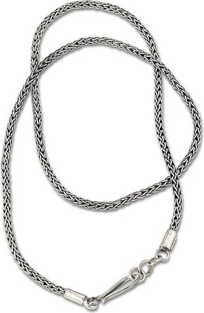 Samuel B. 18 Sterling Silver S Hook Clasp 2.5mm Wheat Chain at Nordstrom Rack