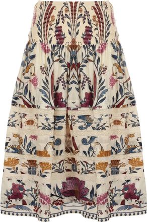 Farm Rio Gonna midi Romantic Lightness - Toni neutri