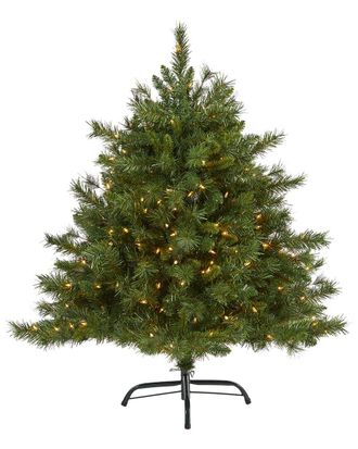 Nearly Natural 4Ft. Wyoming Mixed Pine Artificial Christmas Tree