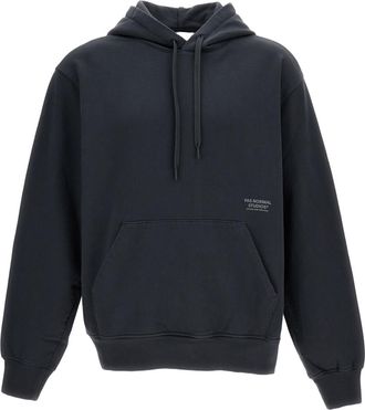 Pas Normal Studios Off-Race Blue Cotton Hoodie