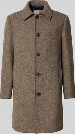 Selected Regular Fit Mantel aus Woll-Mix Modell ARCHIVE in Hellbraun, Größe XXL