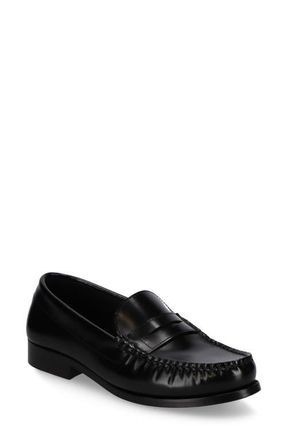 Alohas Rivet Leather Loafer in Black at Nordstrom, Size 10-10.5Us