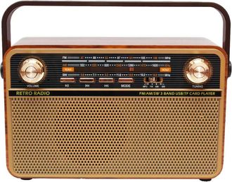 OEM Peque&ntilde;o Altavoz Bluetooth Recargable, Radio Port&aacute;til De Onda Corta Con Ca, Radio De Control, Altavoz