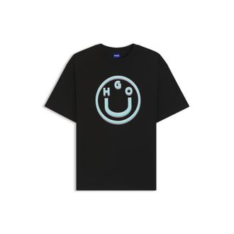 HUGO BOSS Cotton-jersey T-shirt with graphic print