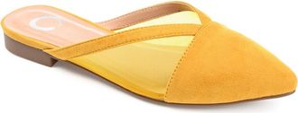 Journee Collection Reeo Mule in Yellow at Nordstrom Rack, Size 8.5
