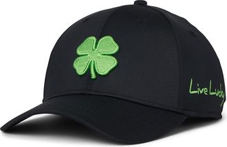 Black Clover Premium Clover 51 Hat Baseball Caps Black Hat/3d Lime Green Clover : LG/XL, Polyester/Spandex