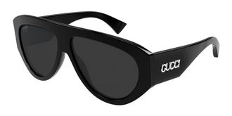 Gucci GG2128S 001 Mens Sunglasses Black Size 58