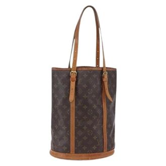 Louis Vuitton Pre-owned Bucket Bags, female, Brown, Size: ONE SIZE Pre-owned Vintage Bucket Bag