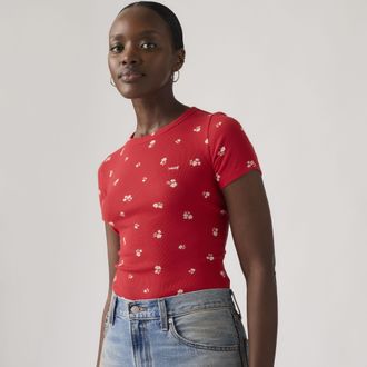 Levi's Hayes Tee - Womens - XS - Red