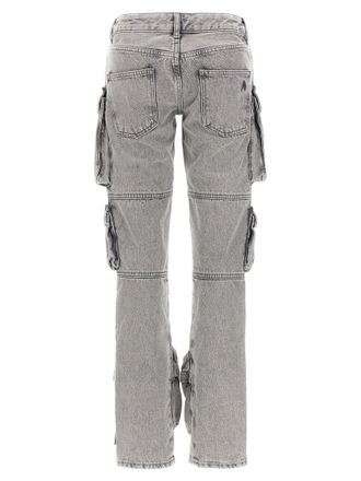 The Attico Essie Cargo Pants - Gray