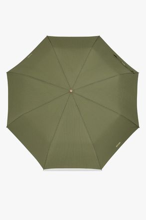 Moschino Folding Umbrella With Logo, Unisex, Green