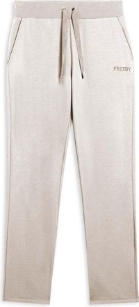 Freddy Pantaloni sportivi da donna con fondo dritto e logo strass