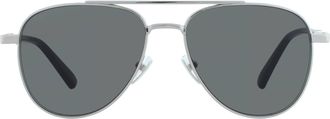 Gucci Grey Pilot Mens Sunglasses GG1962S 001 56