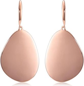 Monica Vinader Rose Gold Nura Teardrop Cocktail Earrings