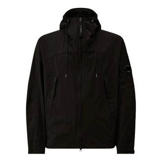 C.P. Company Light Jackets, male, Black, Size: 2XL Pro-Tek Hooded Padded Jacket