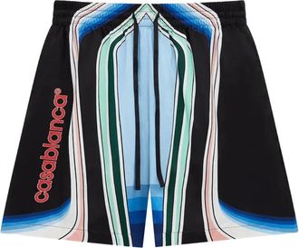 Casablanca Shorts Graphic Mountain - Nero