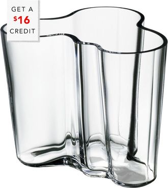 iittala Aalto 3.75In Clear Vase