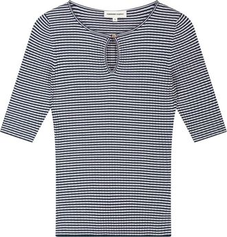 Fab By Fabienne Chapot Anouk Short Sleeve Pullover - Dames - Ronde hals truien - Veelkleurig - XL - Leer - Truien & Vesten