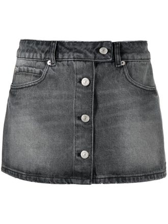 スカート COURREGES DENIM SKIRT DOUBLE BELT DENIM SKIRT - courrèges (クレージュ)